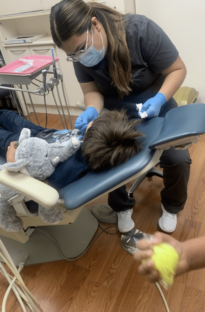 Let Us Help You Address Dental Anxiety in Kids in Oxnard Dental Anxiety in Kids in Oxnard. OPD. General Anesthesia and Oral Sedation for Children, Sealants, Emergency Pediatric Dentist and more in Oxnard, CA 93036 Call:805-204-2910 Dr. Elena Bedilo. Oso Pediatric Dentistry. Pediatric, Frenectomies, White Kinder Crowns, General Anesthesia and Oral Sedation for Children, 24/7 Emergency Dental Services, First Baby Visits Starting at 3 weeks, Teledental Services. Pediatric Dentist in Oxnard, CA 93036