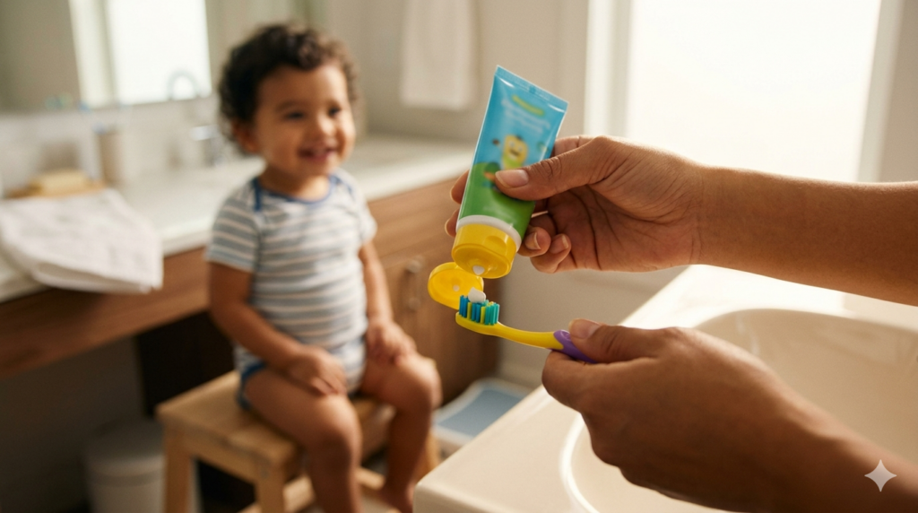 fluoride toothpaste kids age